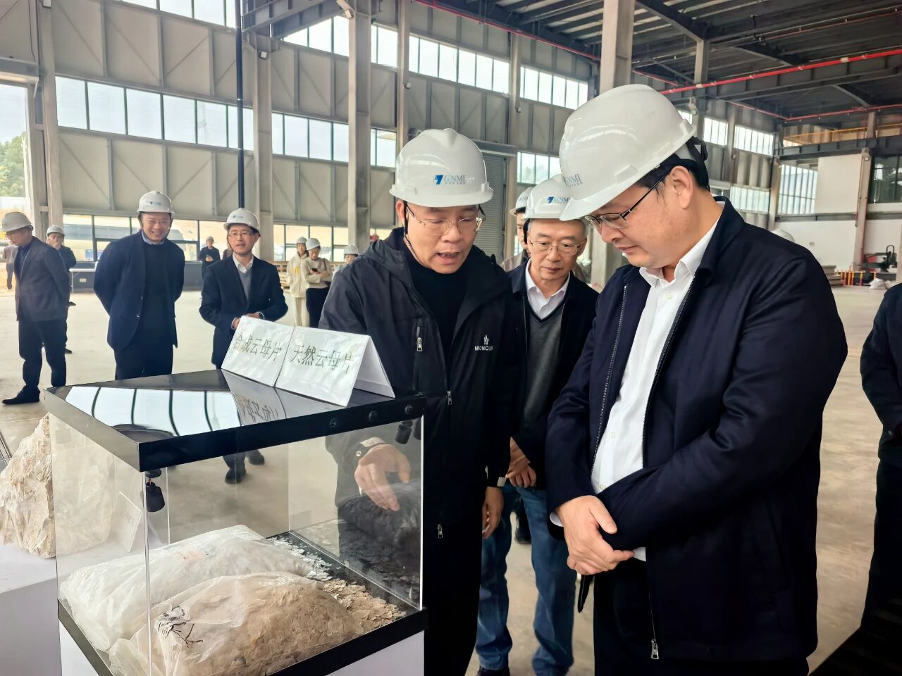 杭州市副市長金承濤調研環球新材桐廬項目 為十萬噸合成云母項目投產沖刺賦能